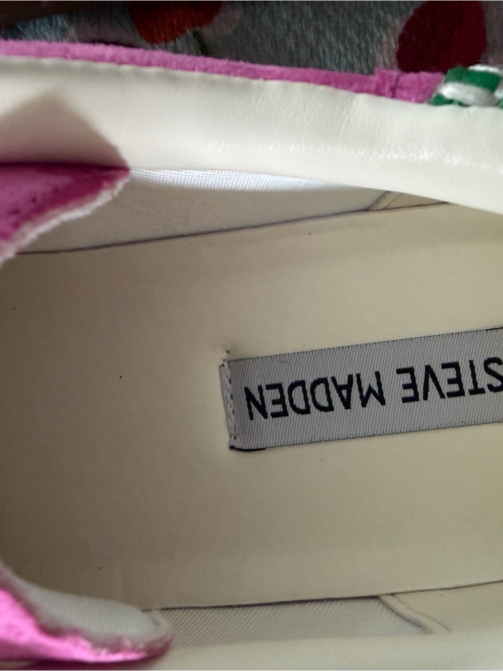 Steve Madden Hot Pink Suede Platform Sneakers with Black Accent - Picture 8 of 15